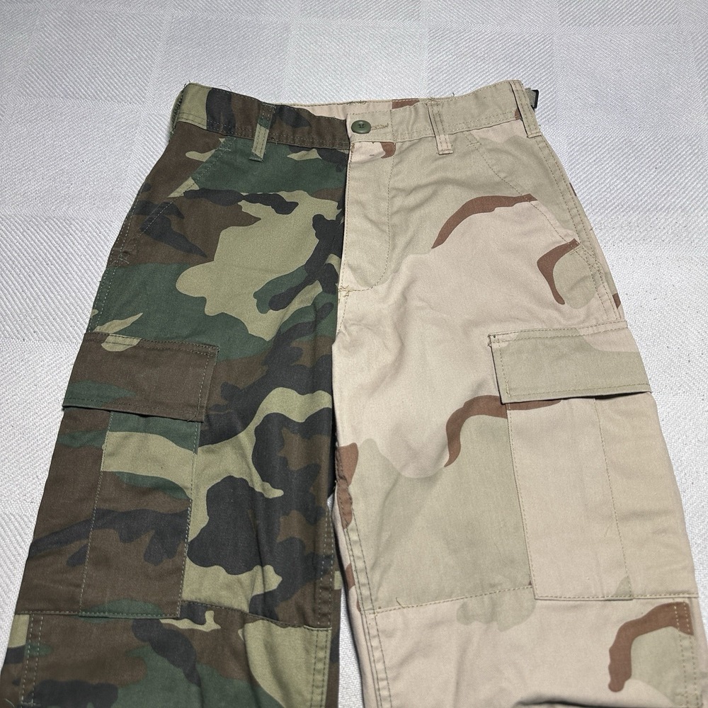 Rothco Two Tone Woodland Desert Camo Combat Military BDU Pants Size XS Regular - Picture 2 of 13